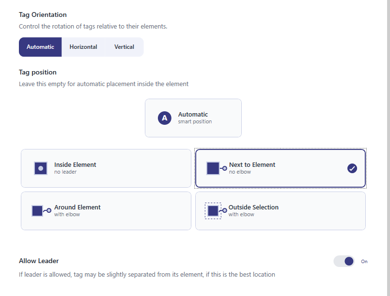 Next to Element placement with position grid